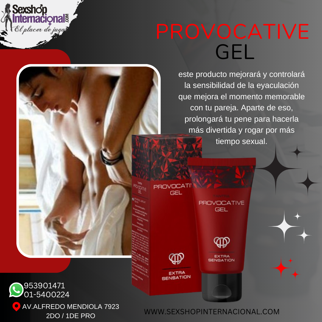 Extensor de pene PROVOCATIVE GEL